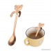 NewKelly Cute Bear Spoon Long Handle Spoons Flatware Coffee Drinking Tools Kitchen (Rose Gold) - B079P93CZS